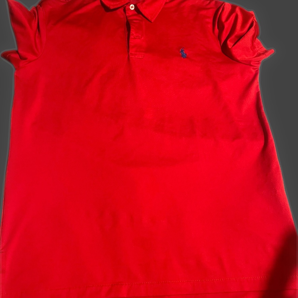 Polo by Ralph Lauren Red Polo Shirt with Iconic Logo
